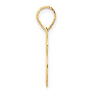 14k Yellow Gold Polished Number 36 Pendant