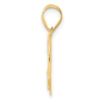 14k Yellow Gold Polished Number 39 Pendant
