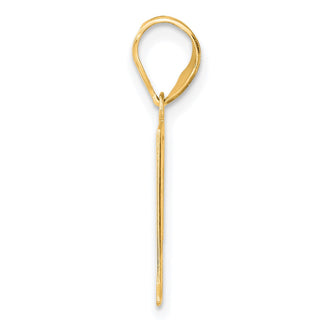 14k Yellow Gold Polished Number 41 Pendant