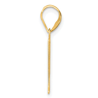 14k Yellow Gold Polished Number 41 Pendant