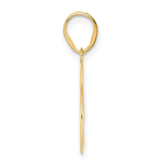 14k Yellow Gold Polished Number 46 Pendant