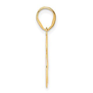 14k Yellow Gold Polished Number 46 Pendant