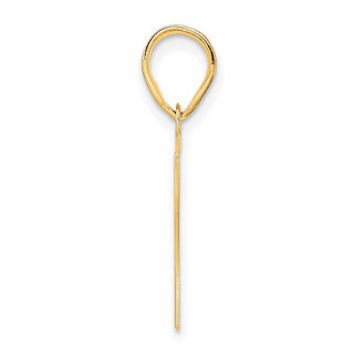 14k Yellow Gold Polished Number 47 Pendant