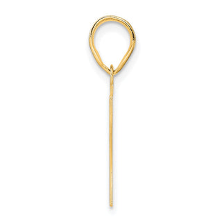 14k Yellow Gold Polished Number 47 Pendant
