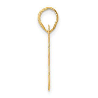 14k Yellow Gold Polished Number 48 Pendant