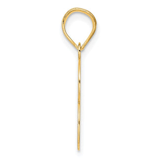 14k Yellow Gold Polished Number 53 Pendant