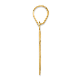 14k Yellow Gold Polished Number 56 Pendant