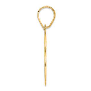 14k Yellow Gold Polished Number 56 Pendant