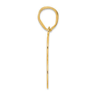 14k Yellow Gold Polished Number 63 Pendant