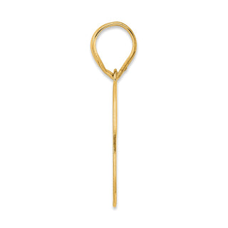 14k Yellow Gold Polished Number 70 Pendant