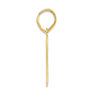 14k Yellow Gold Polished Number 77 Pendant