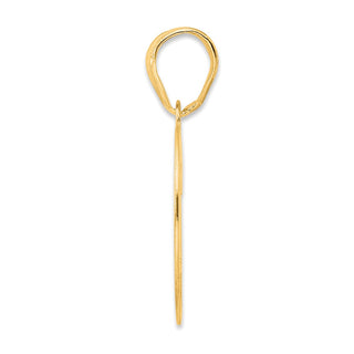 14k Yellow Gold Polished Number 79 Pendant
