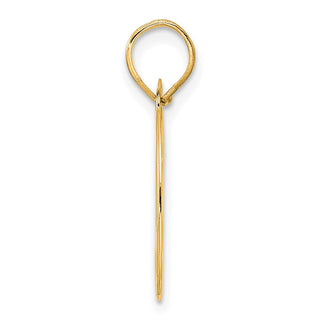 14k Yellow Gold Polished Number 80 Pendant