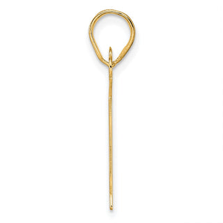 14k Yellow Gold Polished Number 81 Pendant