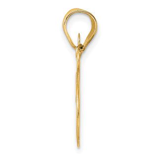 14k Yellow Gold Polished Number 85 Pendant