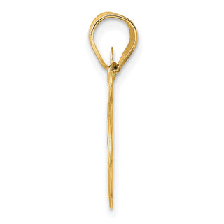 14k Yellow Gold Polished Number 85 Pendant