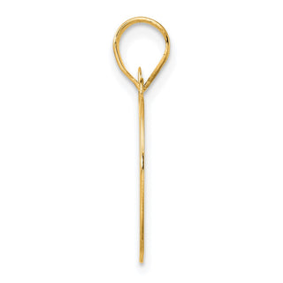 14k Yellow Gold Polished Number 89 Pendant