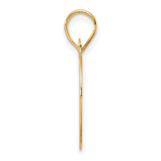 14k Yellow Gold Polished Number 89 Pendant