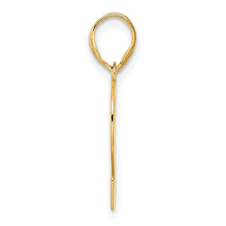 14k Yellow Gold Polished Number 92 Pendant