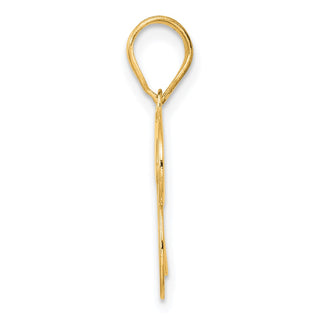 14k Yellow Gold Polished Number 93 Pendant