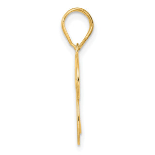 14k Yellow Gold Polished Number 93 Pendant