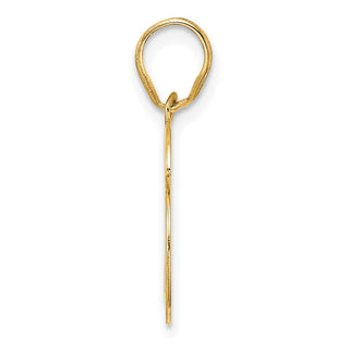 14k Yellow Gold Polished Number 96 Pendant