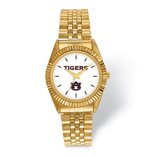 LogoArt Auburn University Pro Gold-tone Gents Quartz Watch
