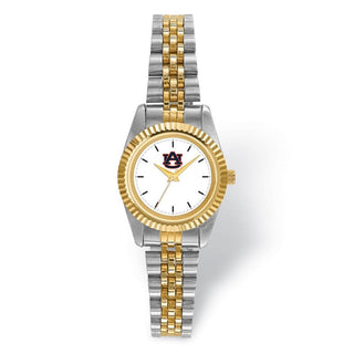 LogoArt Auburn University Pro Two-tone Ladies Quartz Watch