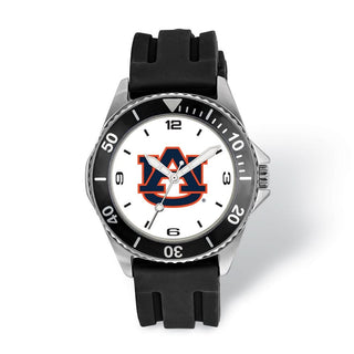 LogoArt Auburn University Collegiate Gents Silicone Strap Quartz Watch