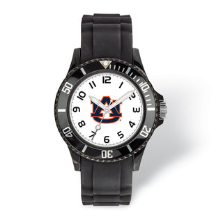 LogoArt Auburn University Scholastic Silicone Strap Quartz Watch