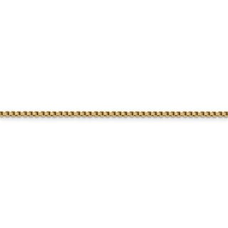 16" 14k Yellow Gold 1.75mm Semi-Solid Round Box Chain Necklace