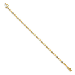 14k Yellow Gold Diamond Bracelet BM4606-013-YA