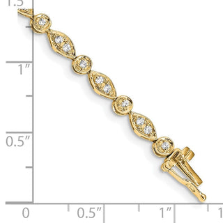 14k Yellow Gold Diamond Bracelet BM4622-075-YA