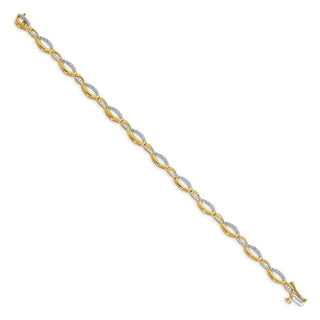 14k Yellow Gold Diamond Bracelet BM4635-025-YA