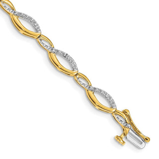 14k Yellow Gold Diamond Bracelet BM4635-025-YA