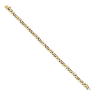 14k Yellow Gold Diamond Bracelet BM4643-100-YA