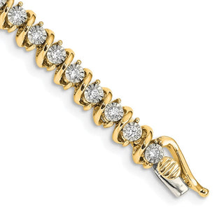 14k Yellow Gold Diamond Bracelet BM4643-100-YA