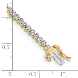 14k Yellow Gold Diamond Tennis Bracelet BM4648-050-YA