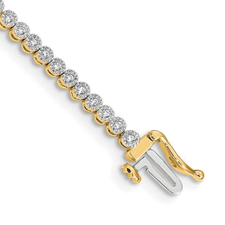14k Yellow Gold Diamond Tennis Bracelet BM4648-050-YA