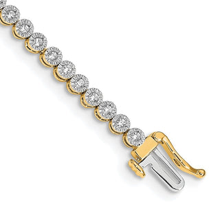 14k Yellow Gold Diamond Tennis Bracelet BM4649-100-YA