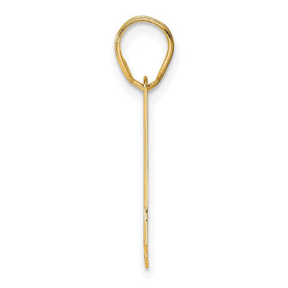 14k Yellow Gold Polished Block Number 41 Pendant