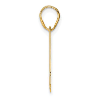 14k Yellow Gold Polished Block Number 41 Pendant