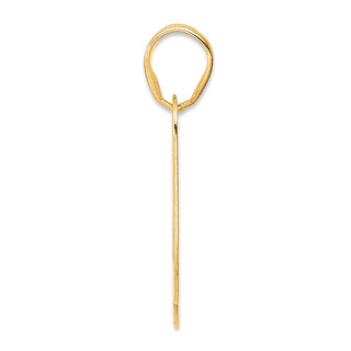 14k Yellow Gold Polished Block Number 59 Pendant
