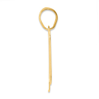 14k Yellow Gold Polished Block Number 70 Pendant