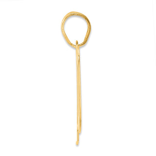 14k Yellow Gold Polished Block Number 70 Pendant