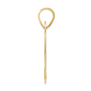 14k Yellow Gold Polished Block Number 82 Pendant