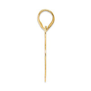 14k Yellow Gold Polished Block Number 83 Pendant