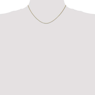 16" 14K Yellow Gold 16 inch .7mm Box with Lobster Clasp Chain