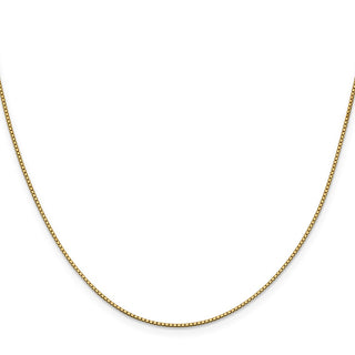 20" 14k Yellow Gold .95mm Box Chain Necklace