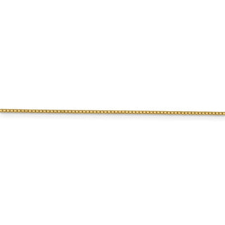 24" 14k Yellow Gold .95mm Box Chain Necklace